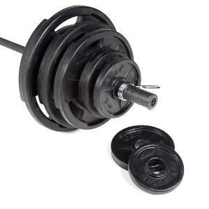 CAP barbell olympic weight set and bar
